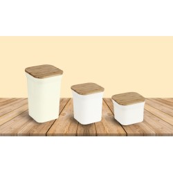 SET 3 BOTES DE BAMBÚ - S+M+L