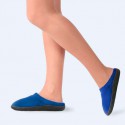 CHAUSSONS MEMOIRE DE FORME BLEUS