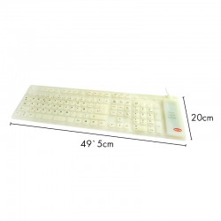 Teclado flexible para ordenador