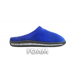 CHAUSSONS MEMOIRE DE FORME BLEUS