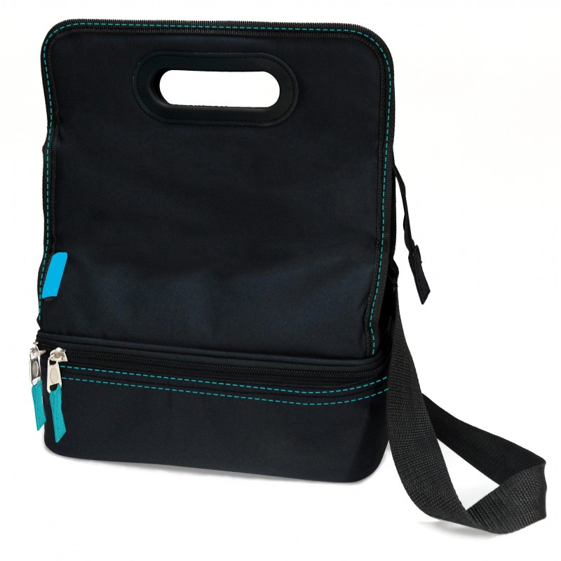 Bolsa porta fiambrera con tupper divisor