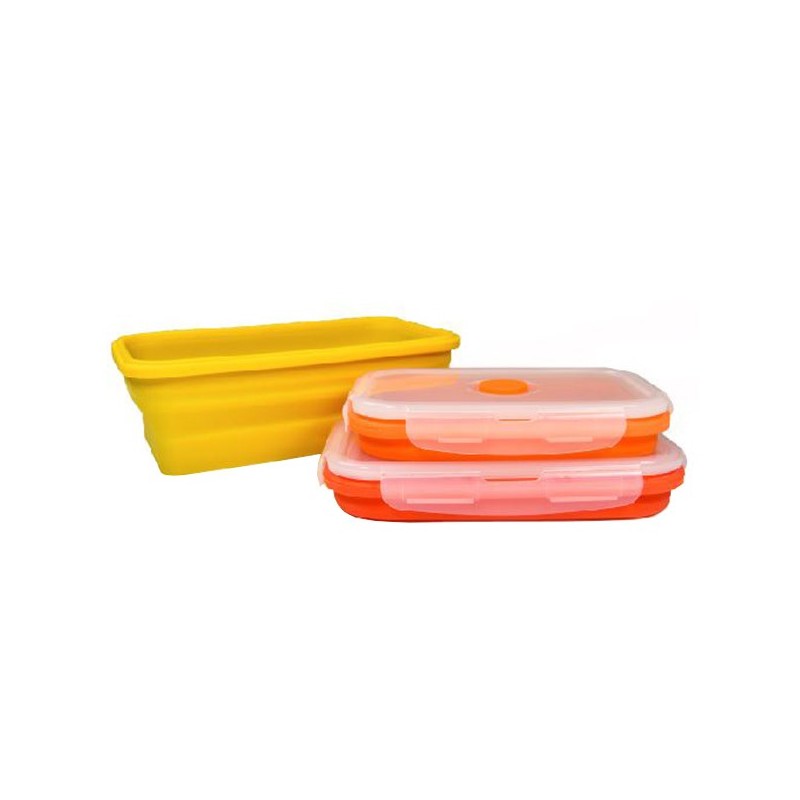 3 FOLDABLE SILICONE CONTAINERS
