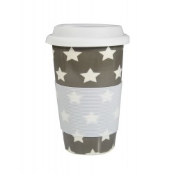 CERAMIC SILICONE DOUBLE WALLED CUP