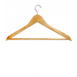 WOODEN HANGERS (6 pieces)