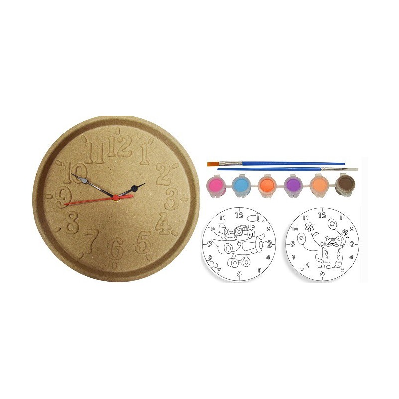 RELOJ PARA COLOREAR